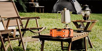 COFIYARD 17,000 BTU Foldable Camping Stove with 2 Adjustable Burners Portable Gas Stove for Outdoor Cooking & Backpacking