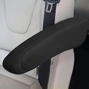 Black Fabric Honda CRV Armrest Cover Replacement 1 Pair Soft Durable Wear-Resistant Car Seat Armrest Protector Interior Upgrade Accessory