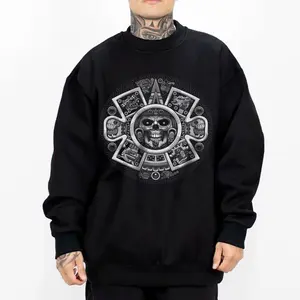 Mexican Clothes Graphic Polyester Loose Fit Sweatshirt for Men & Women Soft Breathable Daily Street Outfit True to Size Unisex MX9