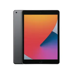 Refurbished Apple iPad 8th Gen Wi-Fi 10.2" Retina Display Space Gray 2020 Refurbished with A12 Bionic Chip & Tablet Charger