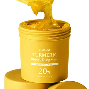 [P.CALM Official] Turmeric Bubble Deep Mask 20%