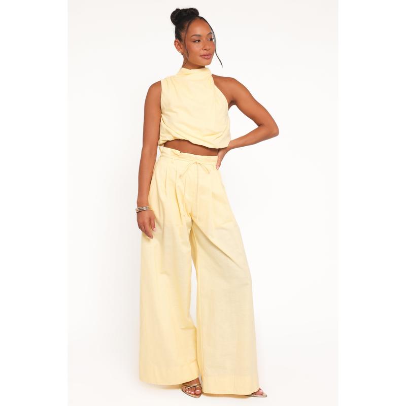 Althea Pant Set - Yellow