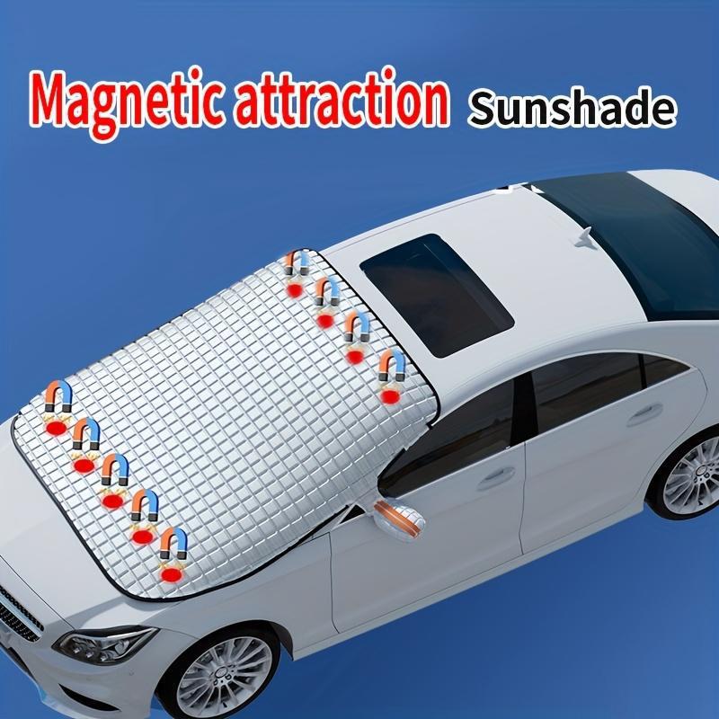 Car Windshield Snow Cover Sun Shade Winter Dust Rain Ice Frost Guard Protector Durable Design for Year Round Weather Protection & Summer Sunshade