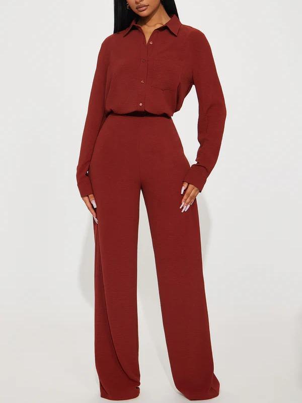 Makenzie Pant Set - Rust