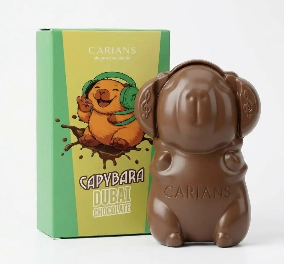 Viral Capybara Dubai Chocolate- Luxury Experience