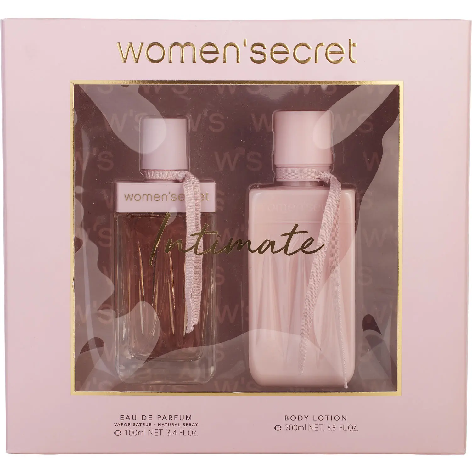 Women'secret Intimate Set-Eau De Parfum Spray 3.4 Oz & Body Lotion 6.7 Oz For Women