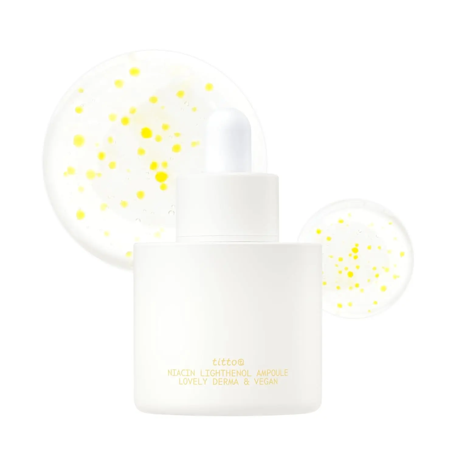 titto Niacin Lighthenol Ampoule, Korean Face Serum with Niacinamide, Panthenol & Alpha Arbutin, Brightening Care, Dark Spots, Uneven Tone, Soothing, Korean Skincare, 1.01fl.oz/30ml
