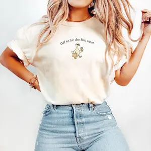 Auntie Shirt, Funny Aunt Goose T-shirt, Gift for Aunt, Aunt Gift, Pregnancy Announcement for Sister, Future Aunt Tee