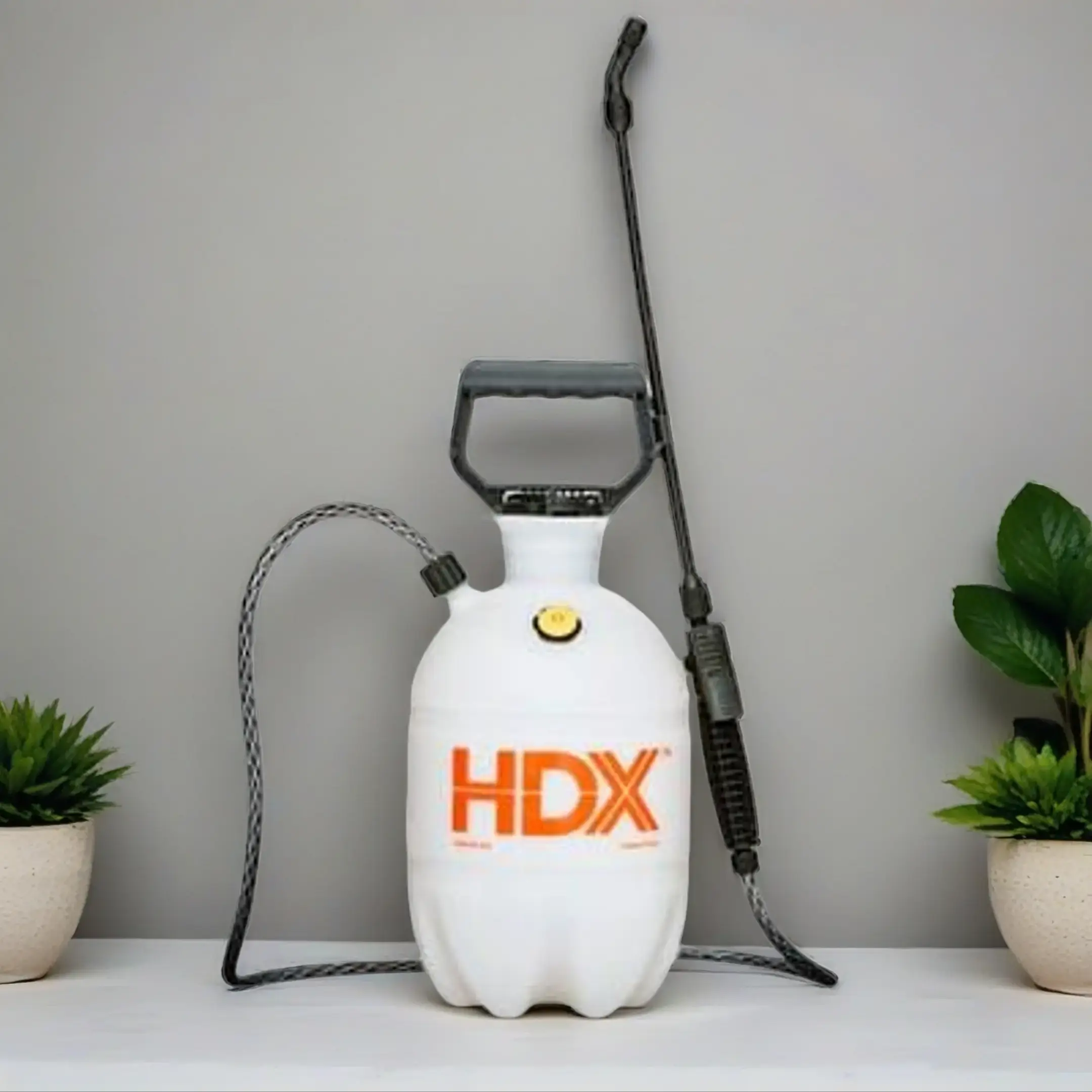 1 Gal Multi-Purpose Lawn and Garden Pump Sprayer for Pest Control, with Automatic Pressure Release Valve, Comfortable Pump Handle, Durable Hose, Easily Viewable Liquid Level