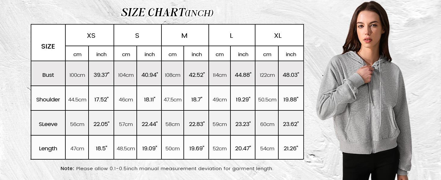 Yimoon Zip Up Hoodie Women Cropped Casual Sweatshirts Workout Long Sleeve Drawstring Hooded Jacket Crop Tops Stylish Versatile Comfort Functionality Yimoon Zip Up Hoodie Women Cropped Casual Sweatshirts Workout Long Sleeve Drawstring Hooded Jacket Crop Tops Stylish Versatile Comfort Functionality