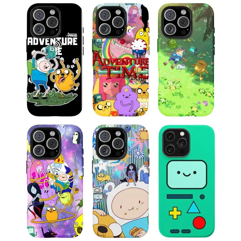 Adventure Time BMO Tough Phone Case for iPhone 11, 12, 13, 14, 15, 16, 17 Pro Max Plus – Cute Cartoon Network Fan Art Design, Anti-Drop, Waterproof, Shockproof, Scratch-Resistant Full Protection with Glossy Finish.