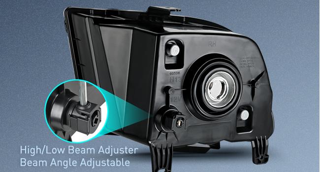 Nilight Headlight Assembly Compatible with 2005 2006 2007 2008 2009 Ford Mustang Headlamps Replacement Black Housing Clear Reflector Upgraded clear Lens Driver and Passenger Side Nilight Headlight Assembly Compatible with 2005 2006 2007 2008 2009 Ford Mustang Headlamps Replacement Black Housing Clear Reflector Upgraded clear Lens Driver and Passenger Side