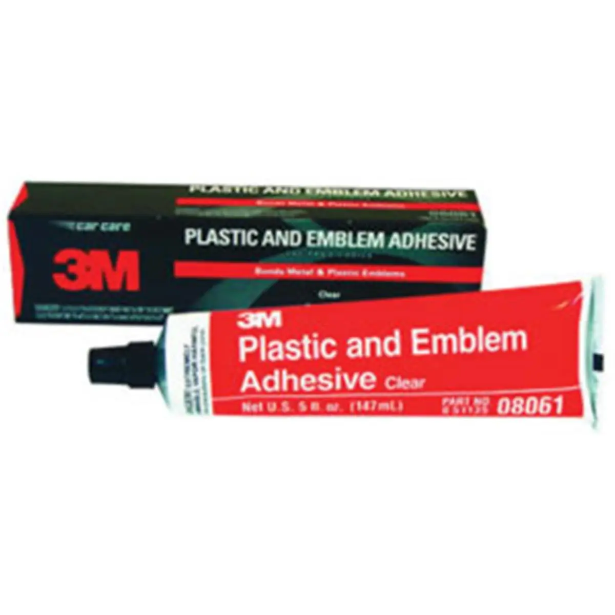 3M Automotive Products  Plastic and Emblem Adhesive Clear- 5 oz. Tube