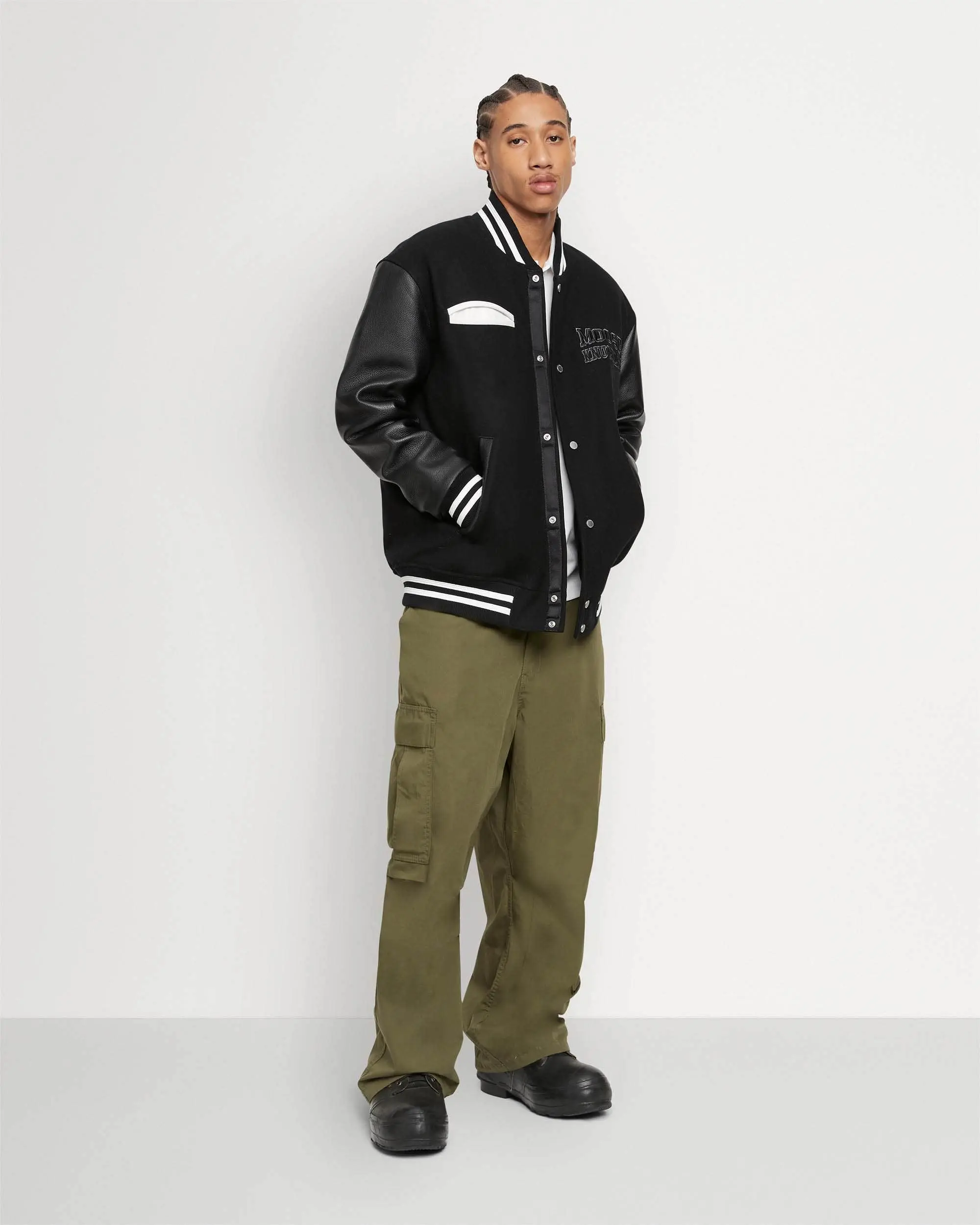 MOOSE KNUCKLES Varsity Bomber Mens Apparel