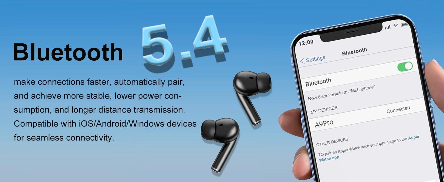 Wireless Bluetooth Earbuds–Portable, with Replacement Ear Tips, Wireless Charging & Long Battery Life. Musthave Black Friday Gift / Christmas Present!