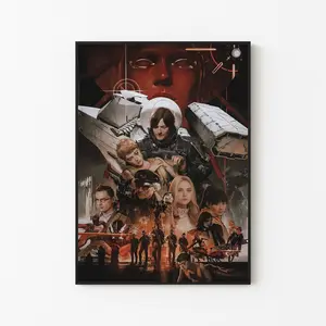 [Gaming Collection - Sale Up To 40%] [Unframe] Death Stranding Game Poster Art, Open World Exploration Wall Art, Atmospheric Game Artwork, Modern Gamer Decor, Fan Gift