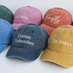 Personalized Embroidered Baseball Hat, Custom Logo Trucker Hat, Retro Vintage Style, Father's Day Gift, Unisex Cap