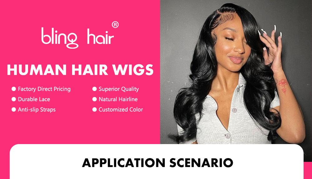 Bling Hair 13x4 Deep Wave Lace Frontal Wig 13x6 Hd Transparent Lace Front Wigs Curly Brazilian Water Wave Human Hair Wig For Women 180Density