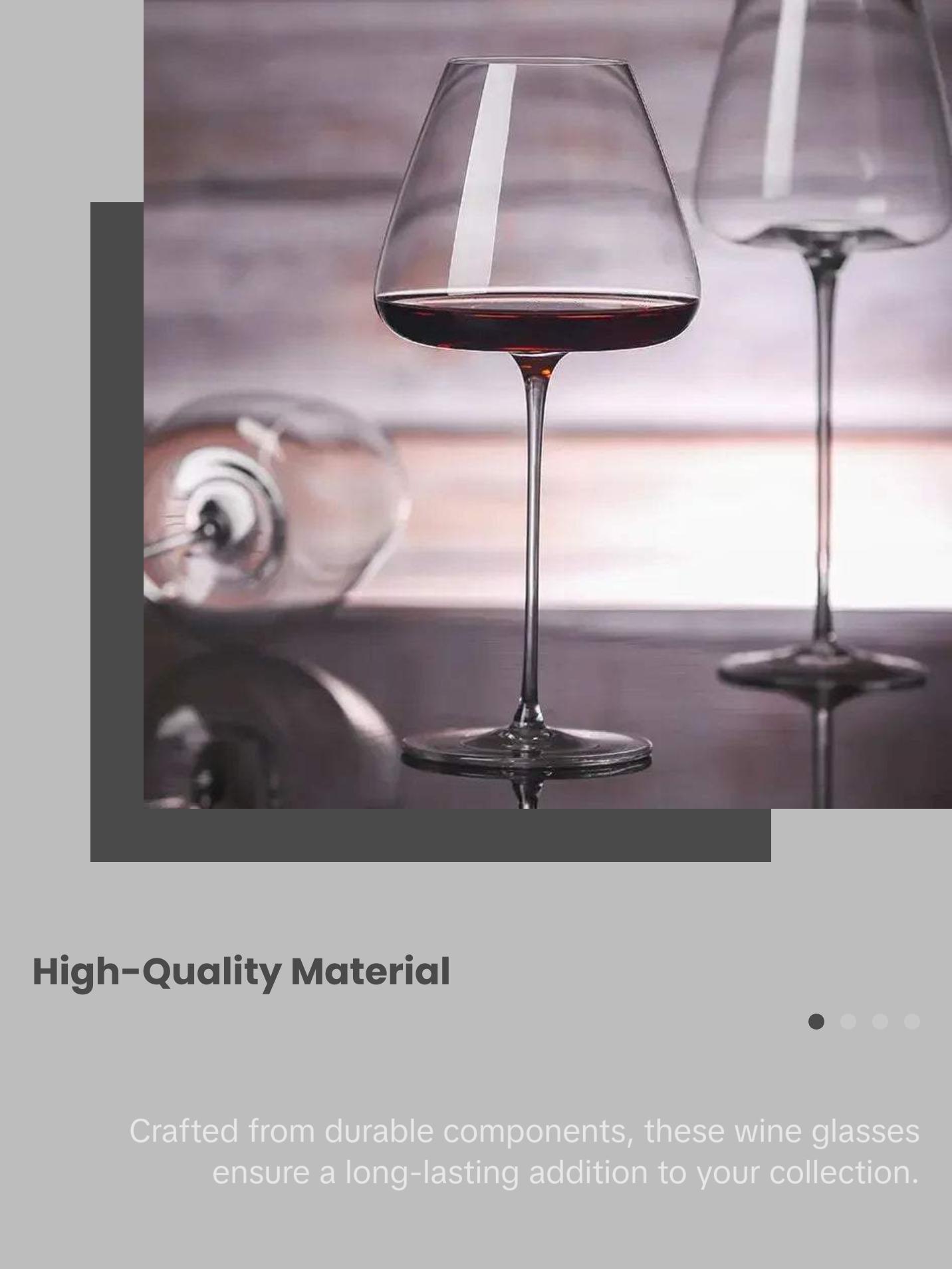 High-End Wine Glass - Ranging from Flutes to Bordeaux Style