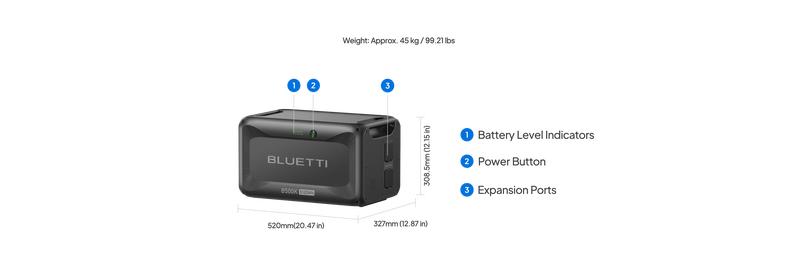 BLUETTI B500K Expansion Battery for Apex 300 Portable Power Station, 5120Wh LiFePO4 Battery Pack, Solar Generator Add-on Module for Home Backup, Emergency, Off-Grid BLUETTI B500K Expansion Battery for Apex 300 Portable Power Station, 5120Wh LiFePO4 Battery Pack, Solar Generator Add-on Module for Home Backup, Emergency, Off-Grid