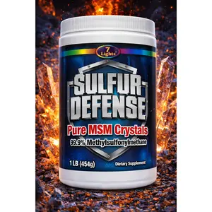 SULFUR DEFENSE OptiMSM® PURE CRYSTALS (1 LB - 454 G)