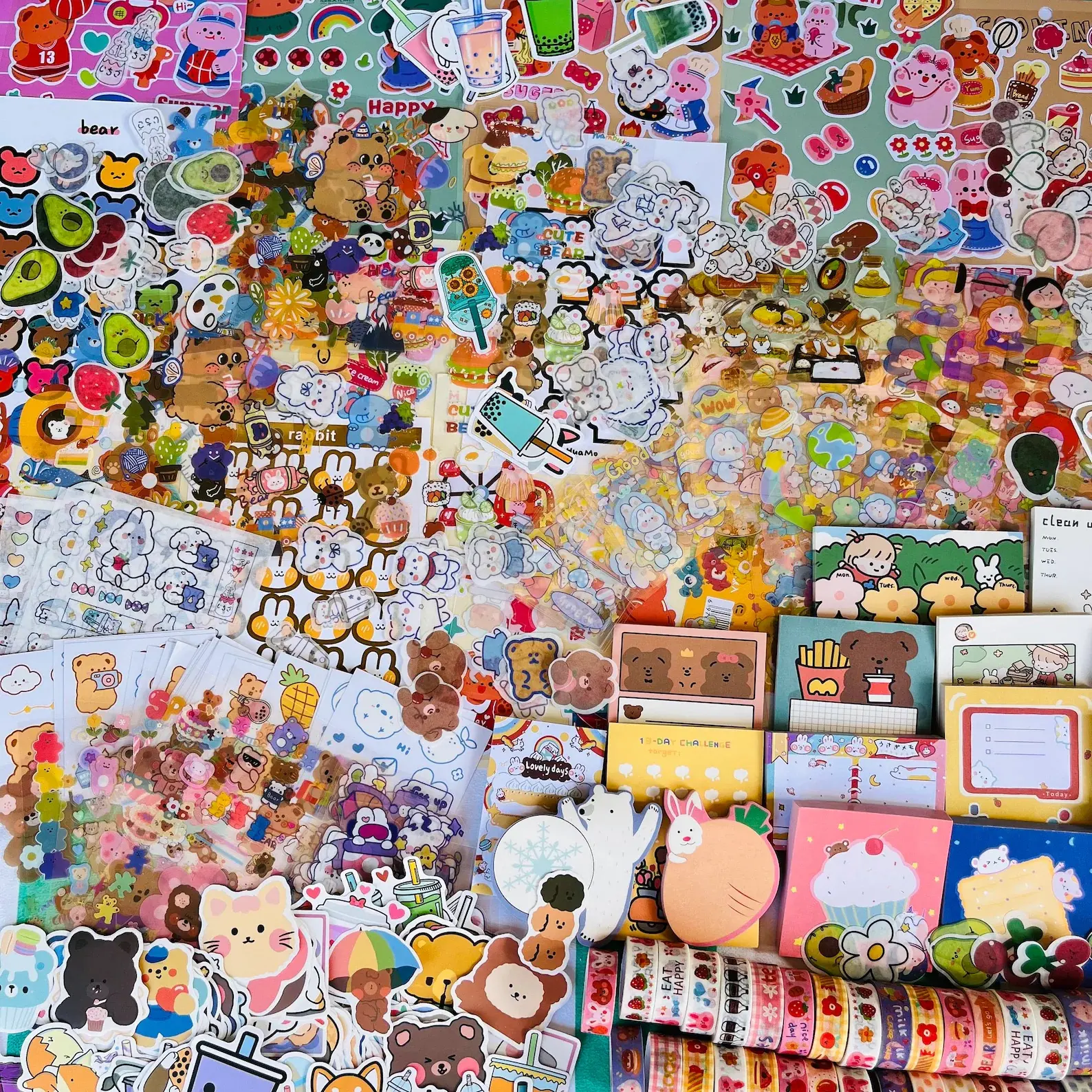 Calendars, Planners & Personal Organisers Sticker Book office desk accessory sticker book vinyl sticker tackle box diy decorative high quality spring bookmark waterproof label Budgeting Bookmarks Square Labels