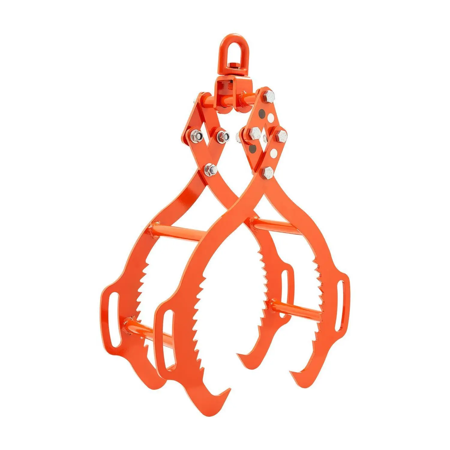 【SummerFinds】VEVOR 32in Log Lifting Tongs,  , 4-Claw Log Tongs, Heavy Duty Steel Log Grapple, 2200LBS Lifting Capacity, Swivel Log Graper Timber, Eagle Claw Design, Log Skidding Tongs for Trucks, Tractors, Forklifts