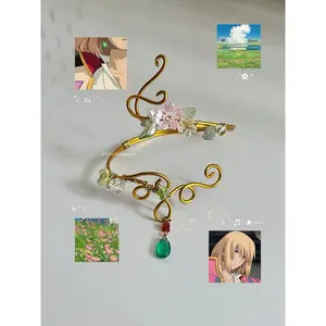 Howl’s Moving Castle Inspired Arm Cuff Handmade Fairy Floral Jewelry Howl Aesthetic Fairycore Arm Jewelry