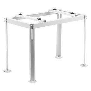 Adjustable Anti-Vibration Mini Split Ground Stand - Heavy-Duty Floor Mount Base Bracket for 9000-18000 BTU Ductless AC/Heat Pump, Supports Up to 441LBS