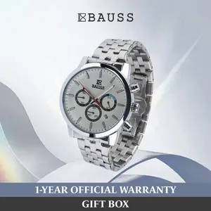 Precision Explorer Chronograph Watch for Men – 3-Dial Business Sports Watch with 24H Display, Luminous Hands & Waterproof Design