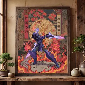 Ceruledge Poster Inspired Wall Art Print Decor