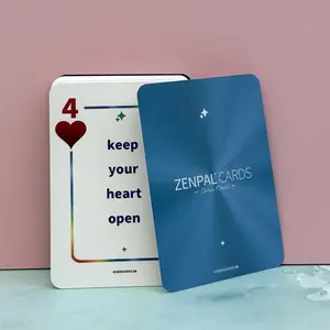 Zenpal Cards Deluxe Edition Playing Cards for Leadership Development, Wellness, Meditation, Affirmations, Intentions, and Card Games