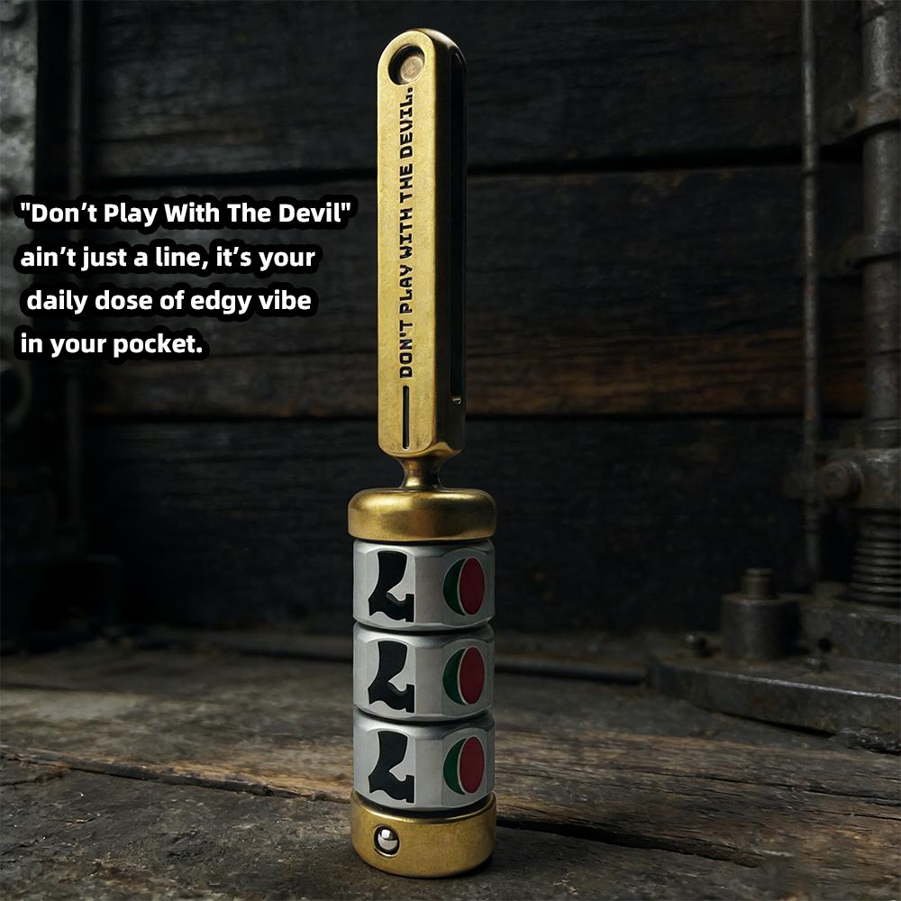 JAJOIITOY New EDC Lucky Stress-relief Finger Spinner,Gift for Friends,Metal Fidget Toy, Party Gift.