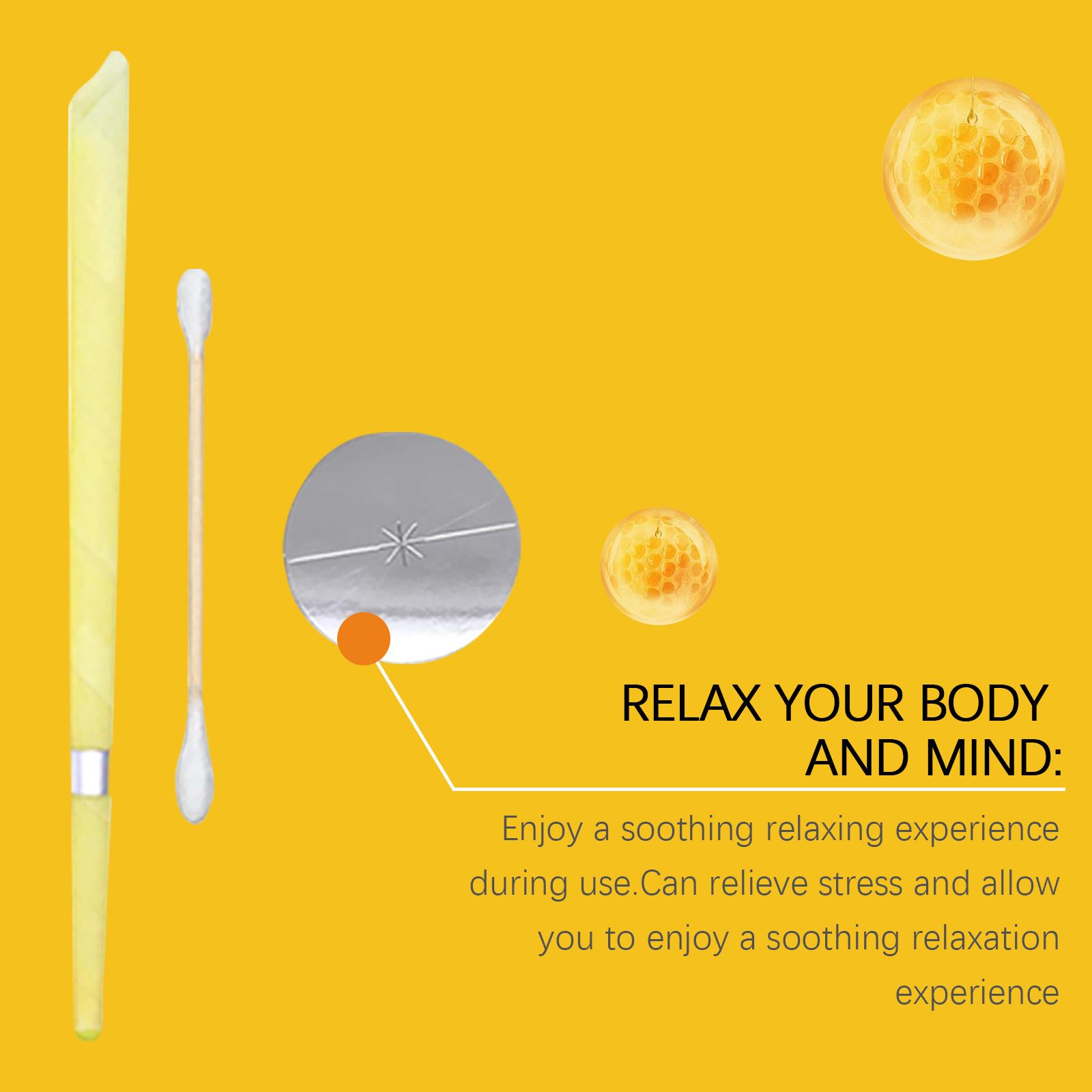 OUHOE Propolis Ear Candles – 10PCS Natural Beeswax Plug Candles for Ear Care, Relaxation & Stress Relief, Professional Spa-Grade Collection