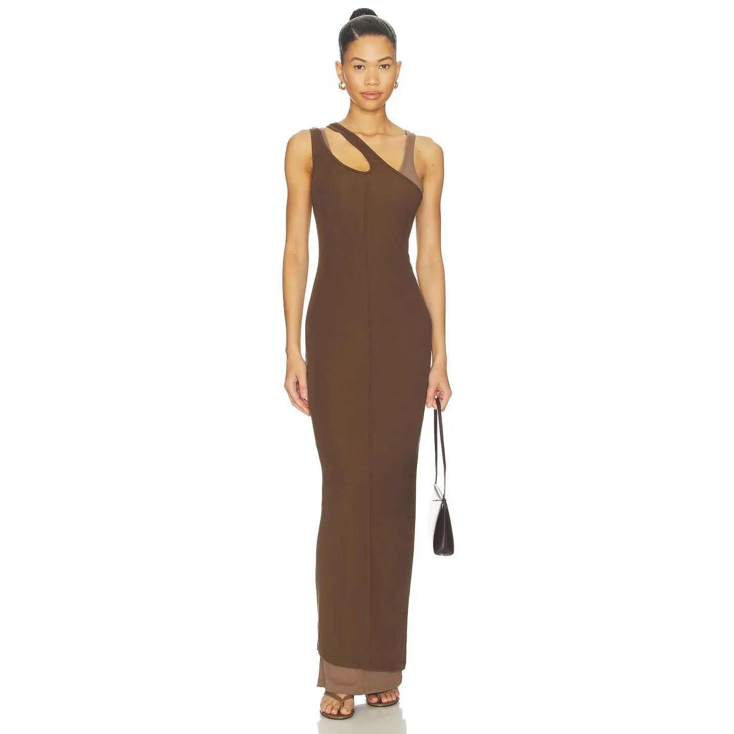 SNDYS Chantara Maxi Dress in Mocha