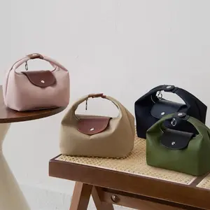 Fashion Crescent Bag Lightweight Durable Nylon Handbag with Adjustable Strap Satchel for Versatile Use in Multiple Colors Stylish Essential Companion Hobo Crossbody Bag