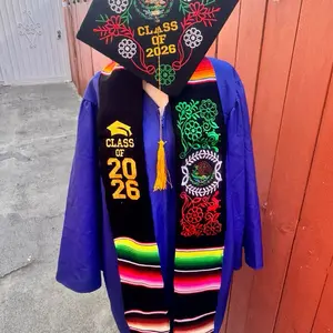 Class of 2026 Graduation Stoles  Flag Design Graduation Sashes for Special Occasion