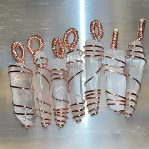 Mini Lemurian Quartz pendant