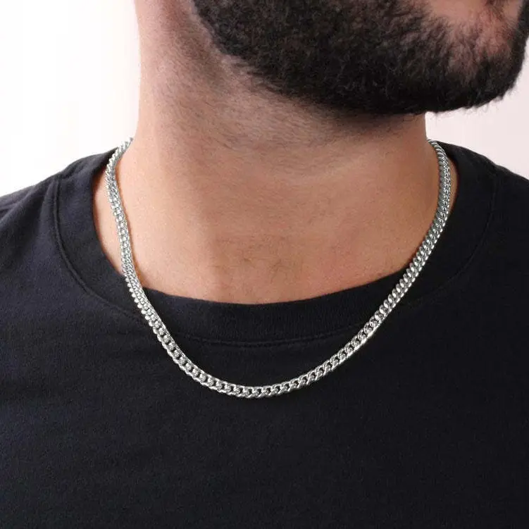 Retro Cuban Chain Necklace For Men and Women Fashion Accessories Birthday Gift