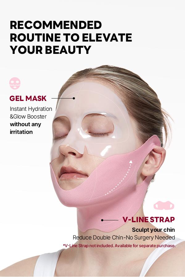 [30m Hydrating Collagen Booster] ROUND LAB CAMELLIA DEEP COLLAGEN FIRMING GEL MASK 34g (face masks, collagen, moisturizing facial mask)