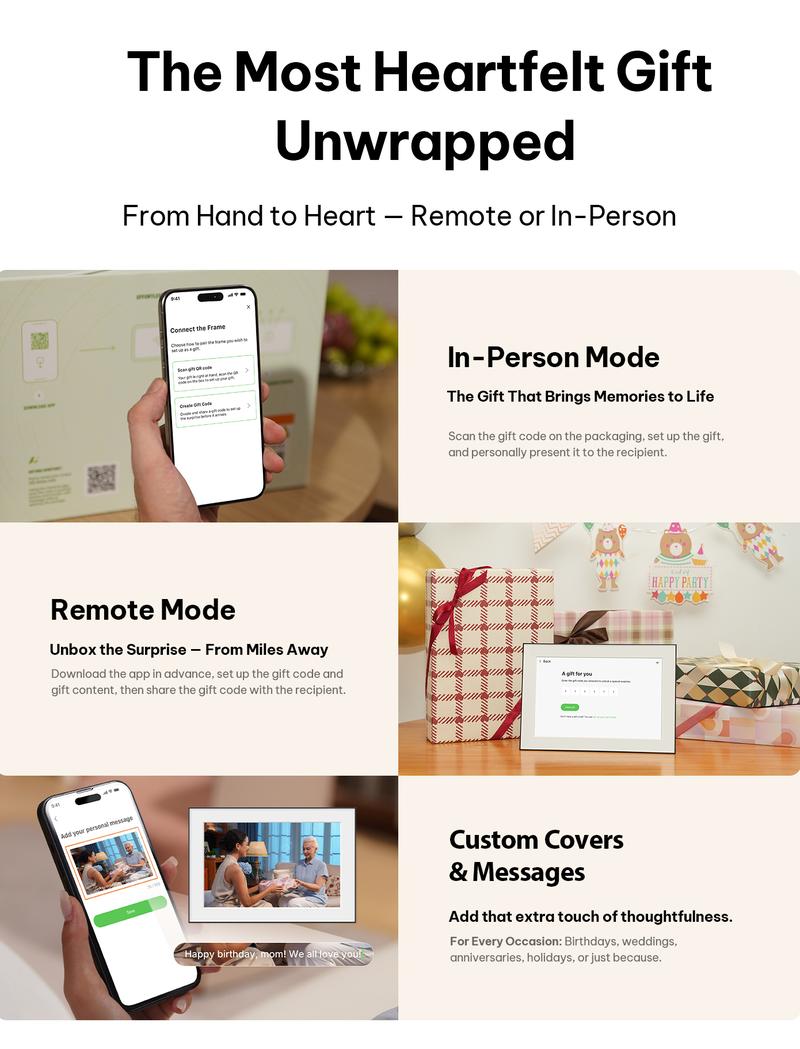 Homture Magic Frame, AI Photo Frame, Christmas Perfect Gift, World’s First Smart Photo Frame, AI Magic Frame for Old Photo Restoration, Cloud Storage & Instant Family Sharing Homture Magic Frame, AI Photo Frame, Christmas Perfect Gift, World’s First Smart Photo Frame, AI Magic Frame for Old Photo Restoration, Cloud Storage & Instant Family Sharing