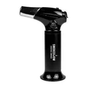 Premium Jet Kitchen Torch for Smokeshow Cocktail Smoker -  &  with Viewing Window Lightweight Refillable