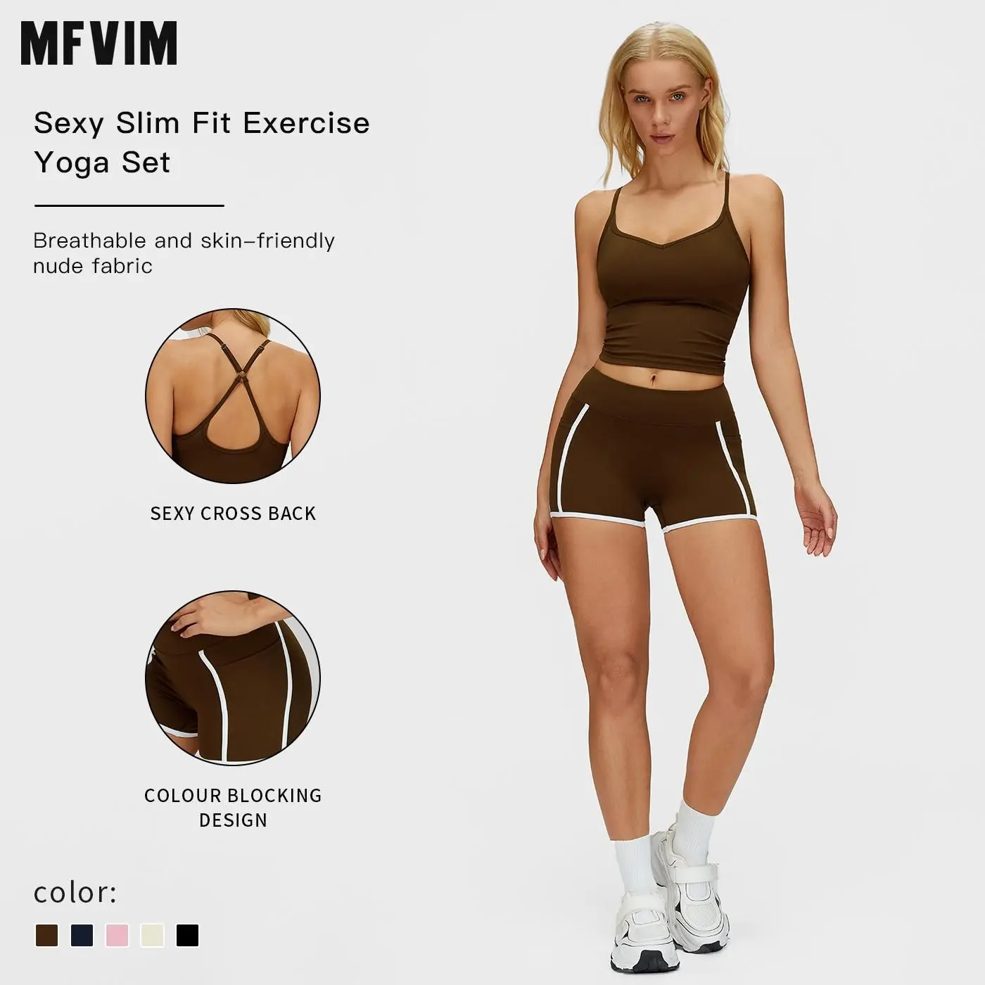 Women's 2-Piece Fleece-Lined Athleisure Wear Set - High-Stretch Quarter-Zip Activewear Athletic Top, Tight Leggings, Sleeveless Tank, Workout Gym Clothing for Yoga, Running Training Clothes, Yoga Gym Outfits