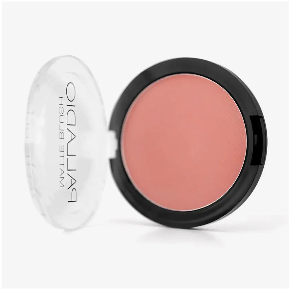 Palladio Matte Blush - Ginseng-Infused Herbal Cosmetic, Smooth Buildable Oil-Free Powder Blush with Natural Finish, Lightweight Long-Lasting Contour Cheek Color