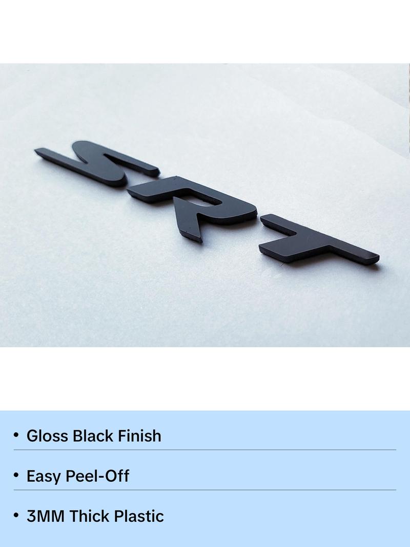 SRT Badge Emblem Logo for Dodge RAM TRX Trackhawk Jeep Challenger Charger SRT Badge Emblem Logo for Dodge RAM TRX Trackhawk Jeep Challenger Charger