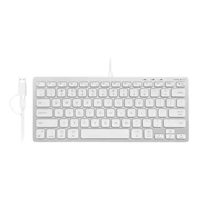 Compact Mac Keyboard with Dual Plug
