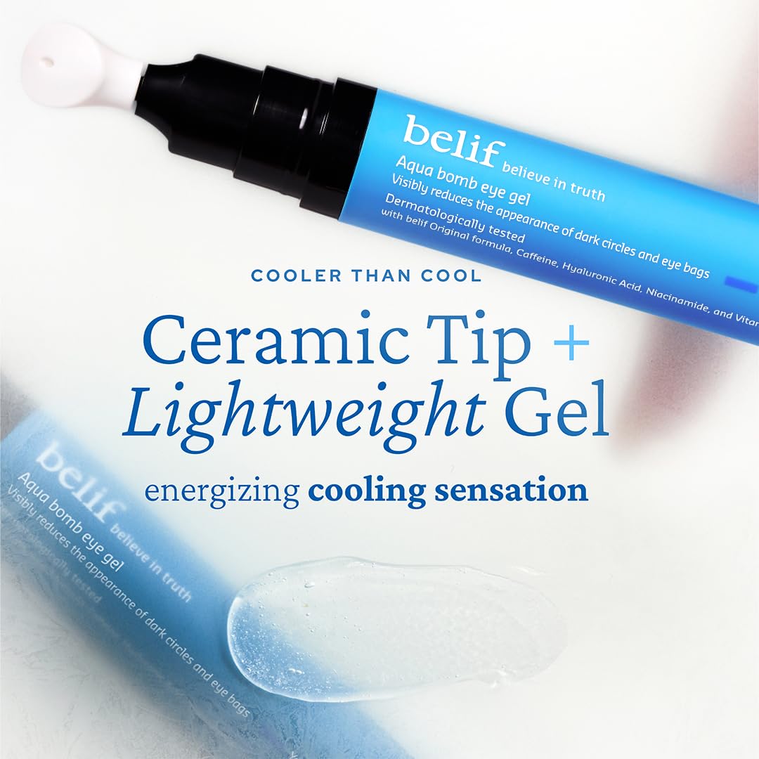 belif Multi Eye Care Duo | Cooling, Lifting Eye Gel + Eye balm stick | Korean skincare | Cool, Depuff, Moisturize, Firm, Lift