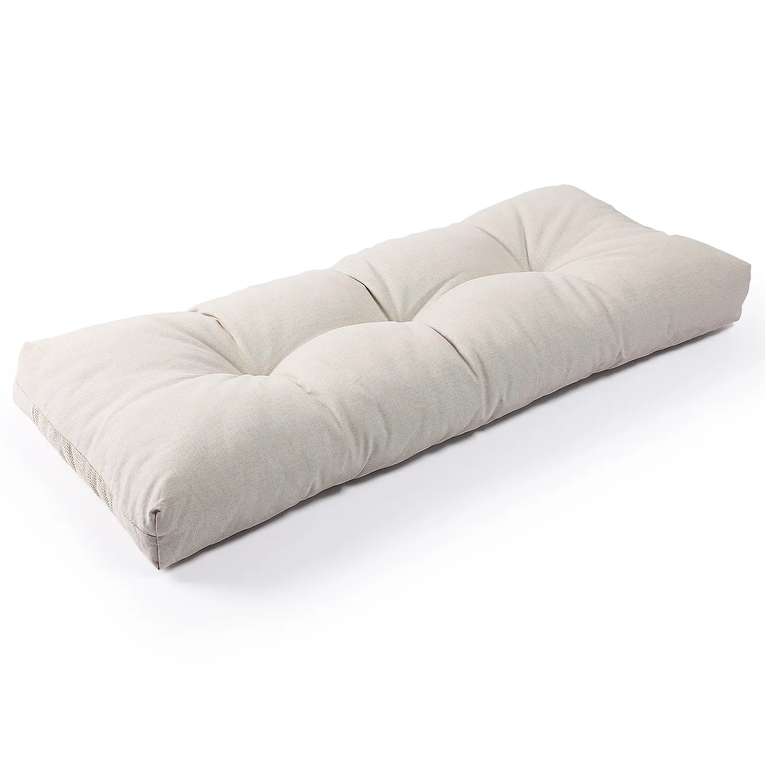 SUNROX Plush Non-Slip Tufted Memory Foam Bench Cushion, Polyolefin Solution-Dyed, Water-Resistant, Fade-Resistant, Extra-Thick Durable Pad for Benches, Indoor/Outdoor Use, Pack Of 1, Cushions For Outdoor Furniture, Durable Cushions