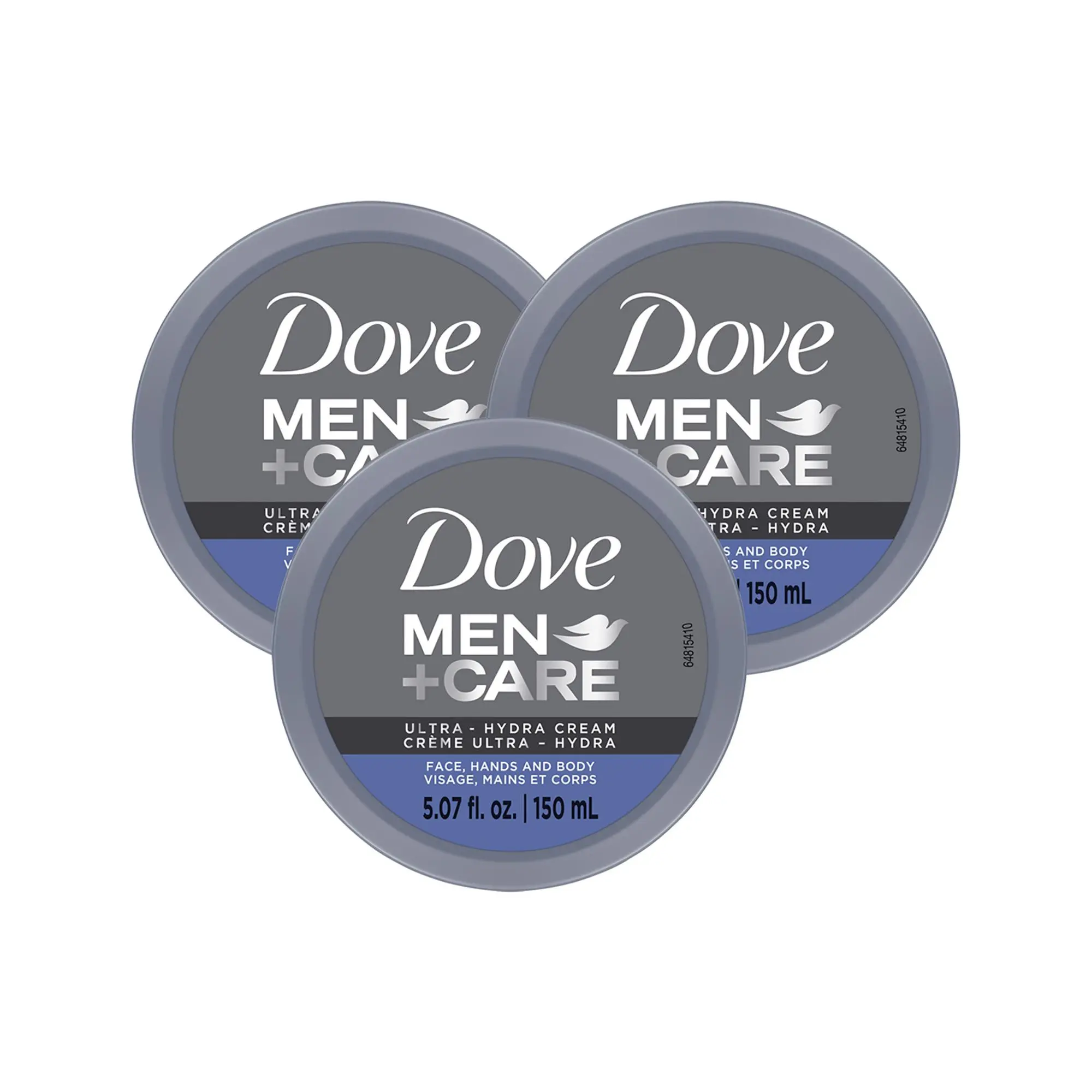 Men Plus Care - Ultra Hydra by Dove for Men - 5.07 oz Cream - Pack of 3