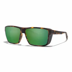 Lowlander - Matte Tortoise - Green Mirror Glass